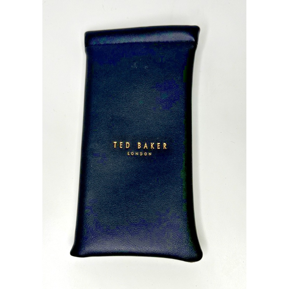 Ted Baker London Eyeglasses Slip Case Soft Shell Black Storage Travel Carrier